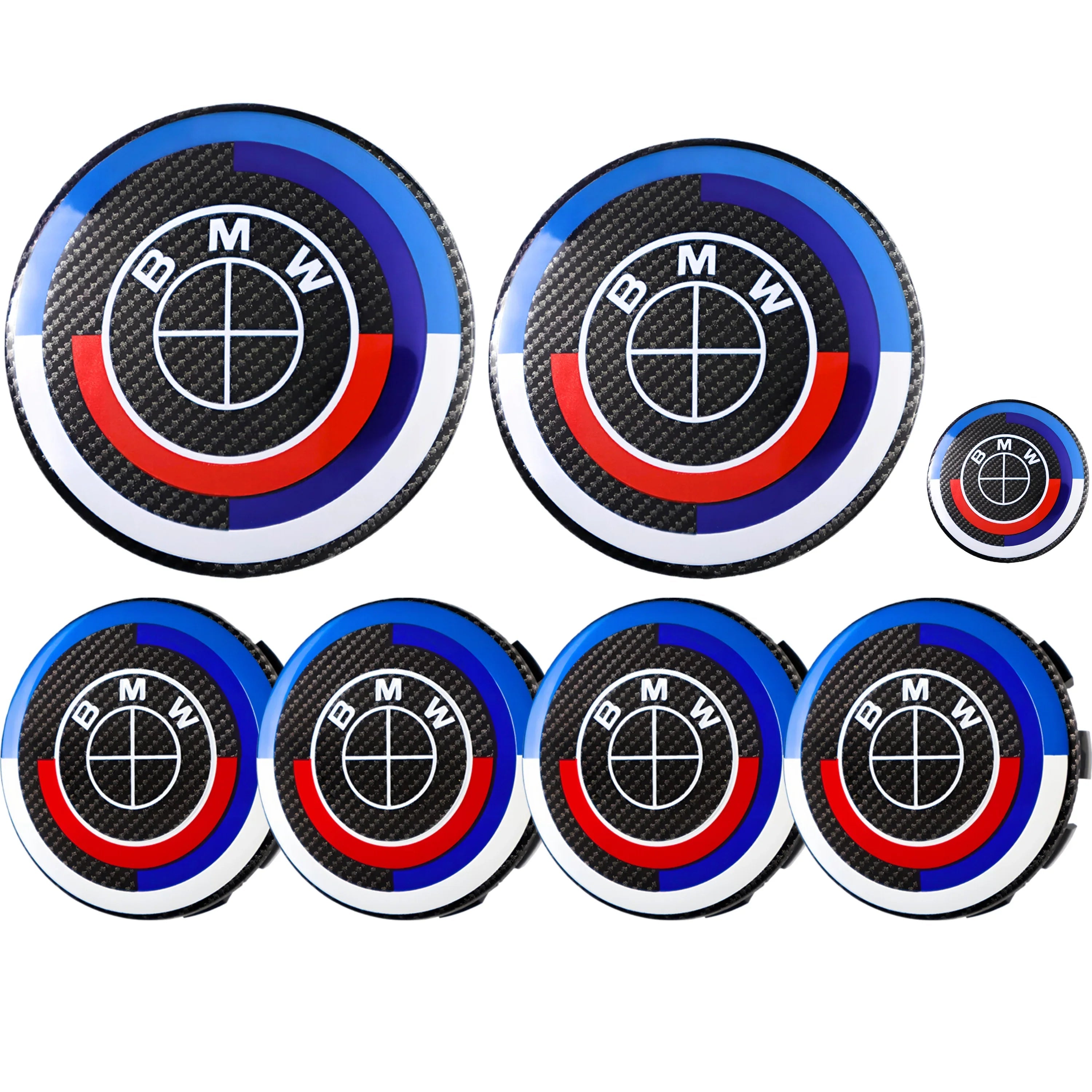 Emblème BMW | 50e Anniversaire Noir Carbone