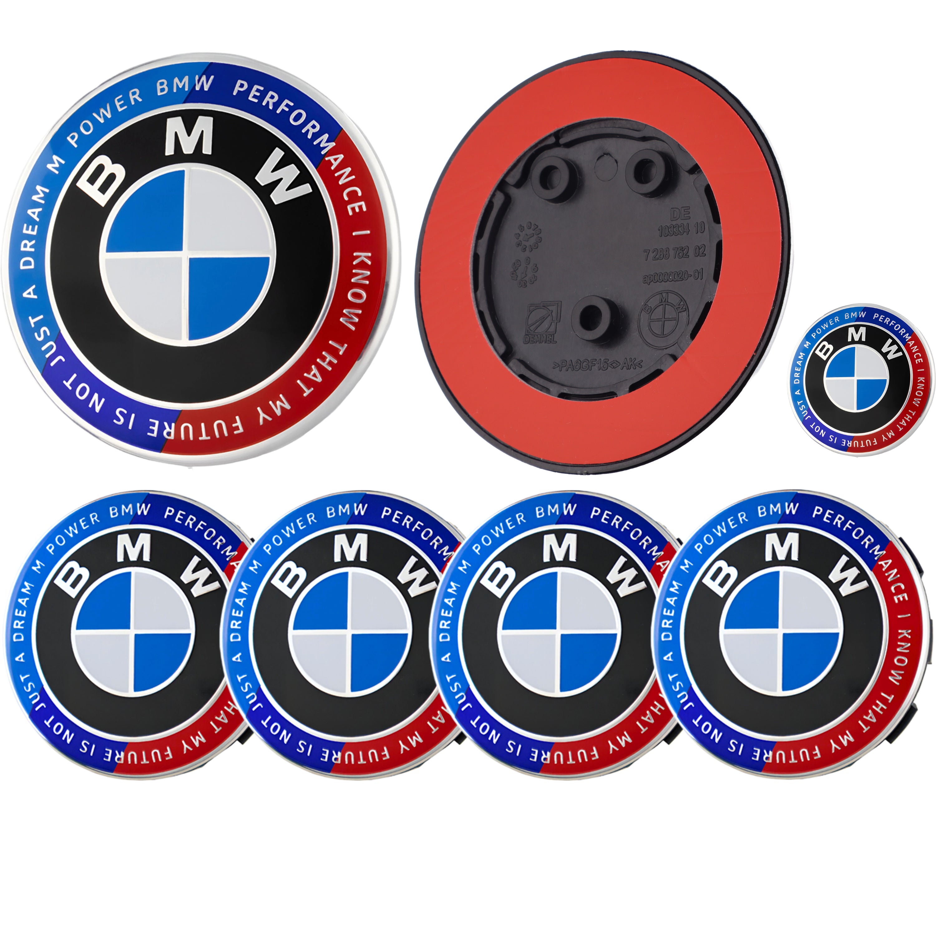 Emblème BMW | 50e Anniversaire Bleu & Rouge