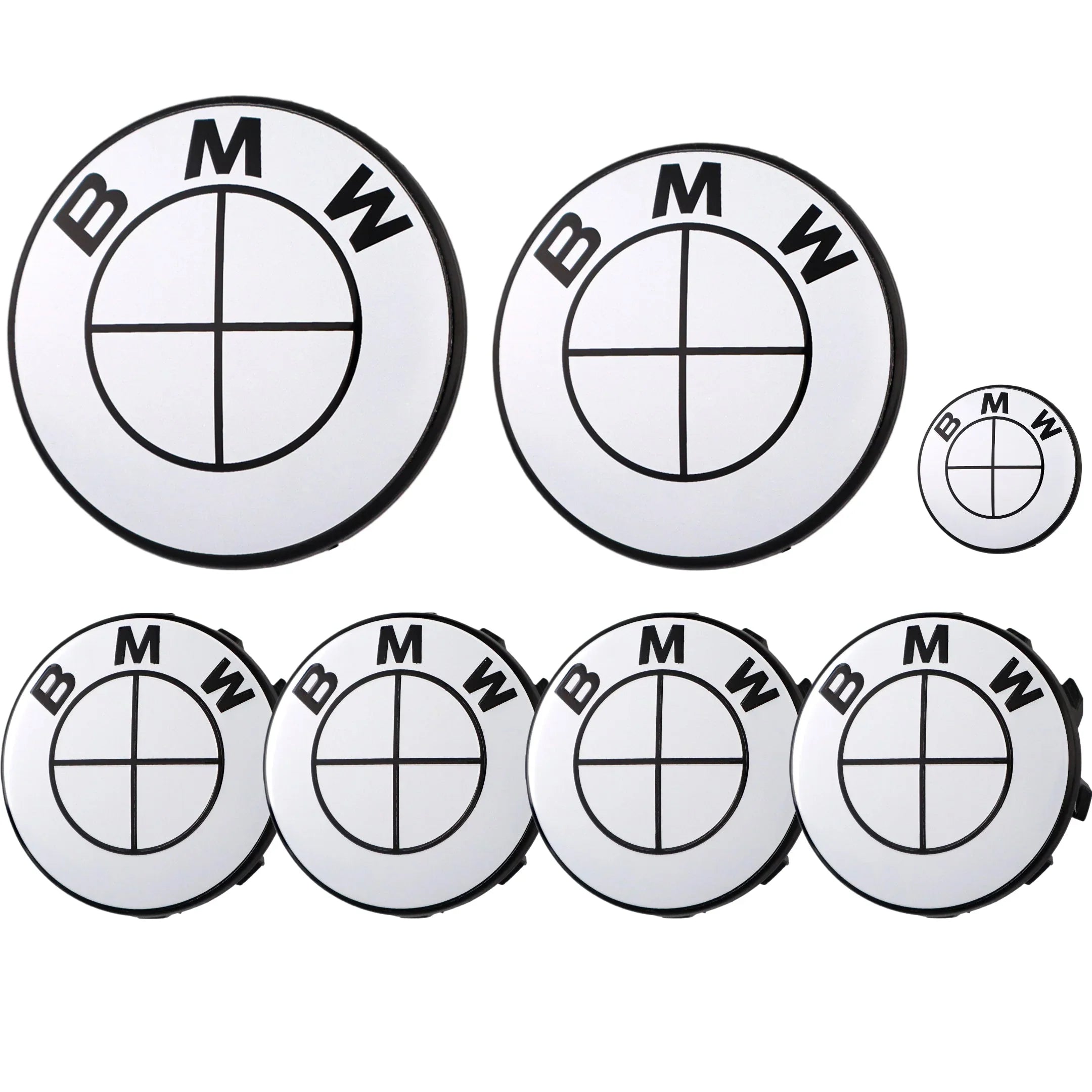 Emblème BMW | Blanc brillant