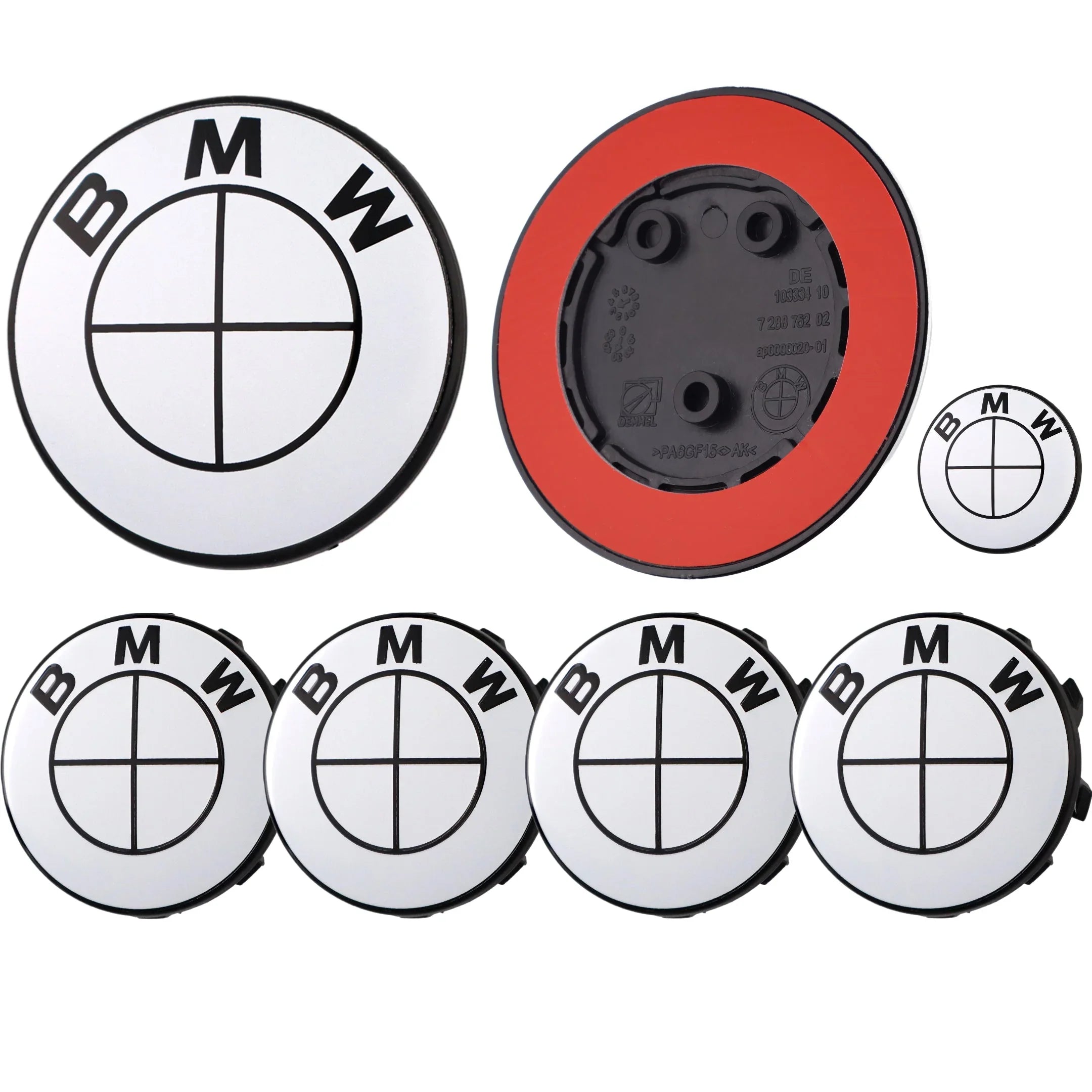 Emblème BMW | Blanc brillant