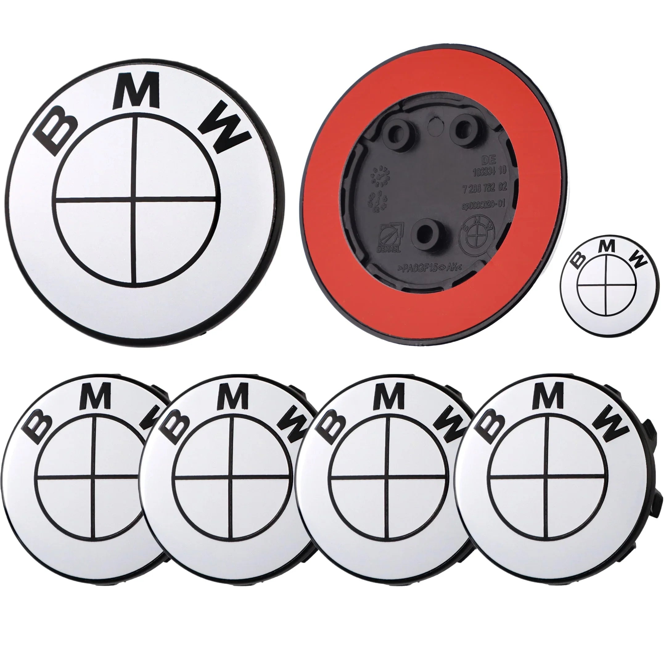 Emblème BMW | Blanc brillant