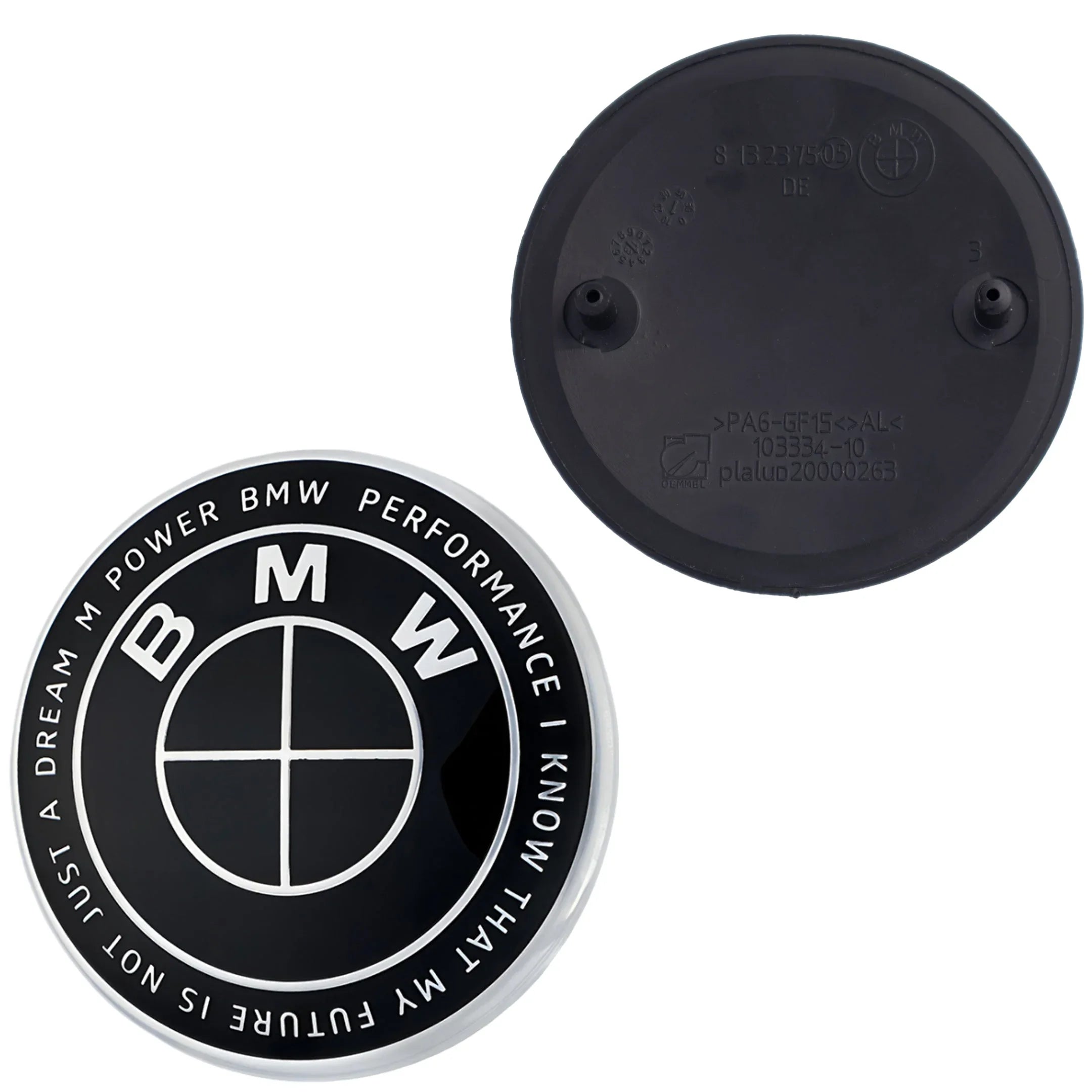 50th Anniversary Badge | Full Black - BMW Compatible