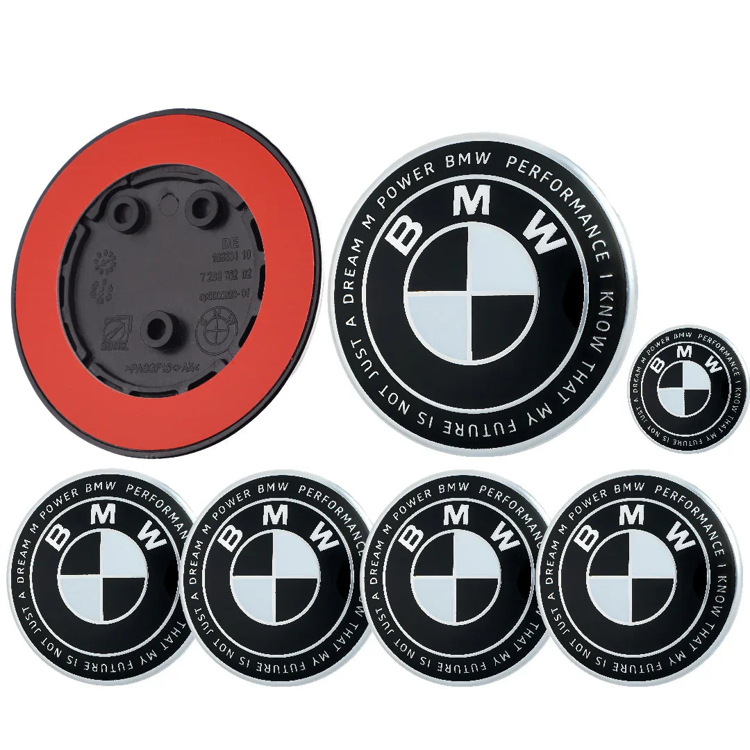 50th Anniversary Emblem | Black & White - BMW Compatible