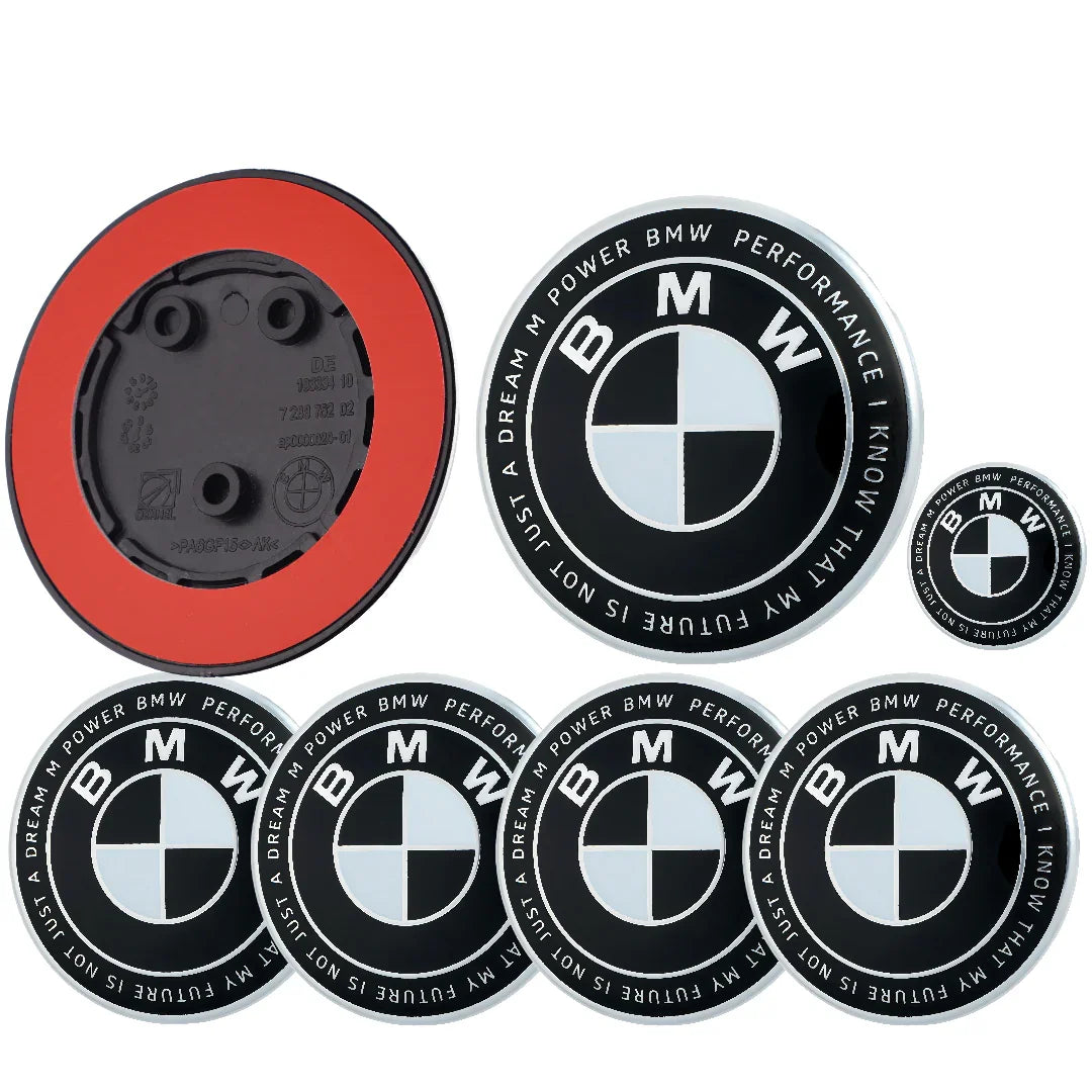 50th Anniversary Emblem | Black & White - BMW Compatible