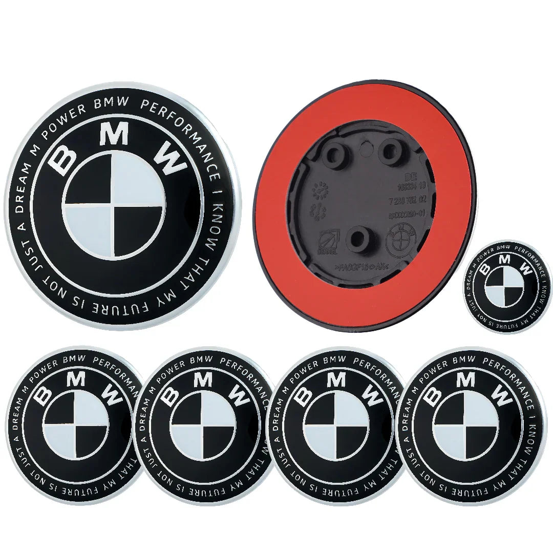 50th Anniversary Emblem | Black & White - BMW Compatible