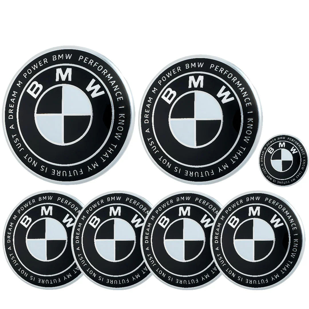 50th Anniversary Emblem | Black & White - BMW Compatible
