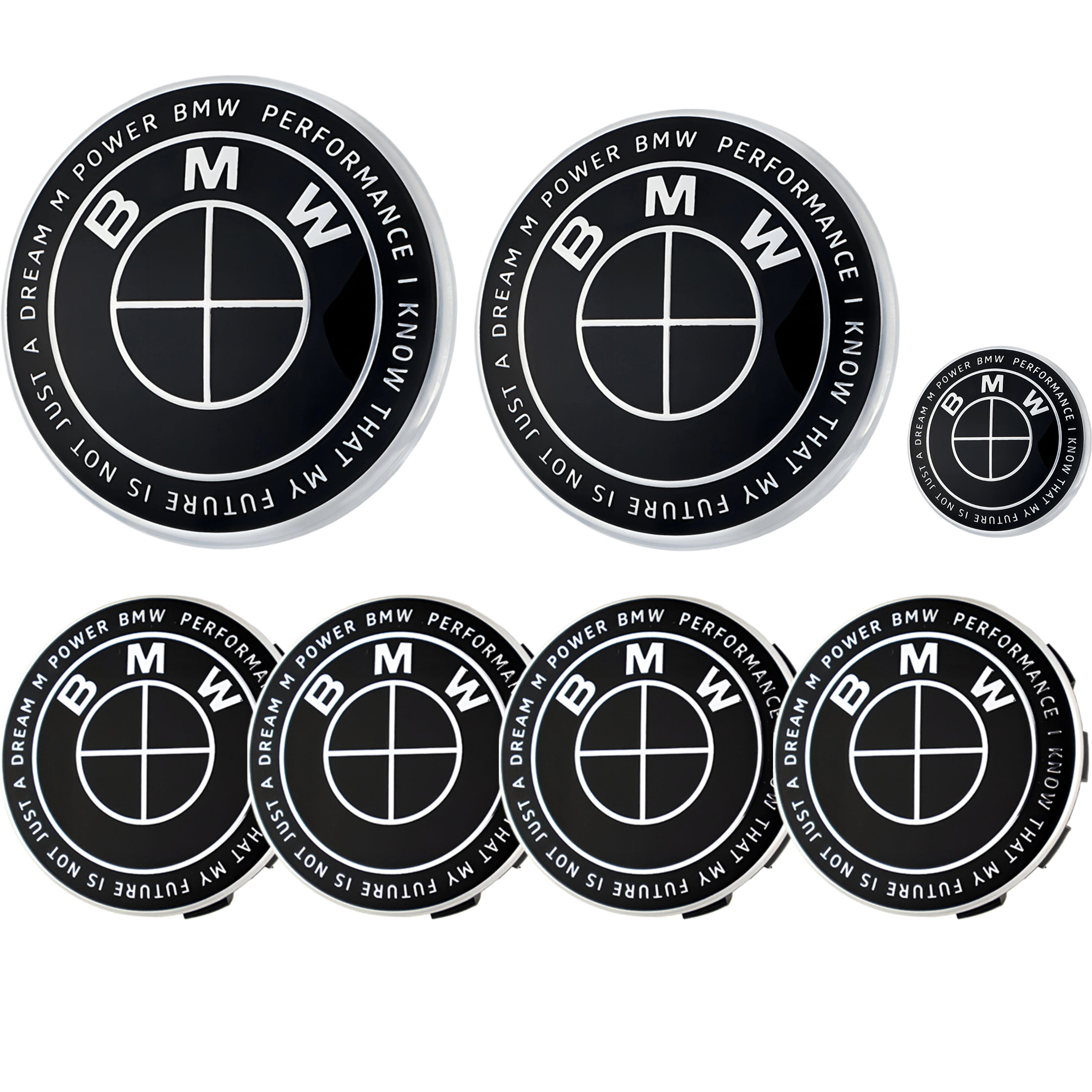 50th Anniversary Badge | Full Black - BMW Compatible