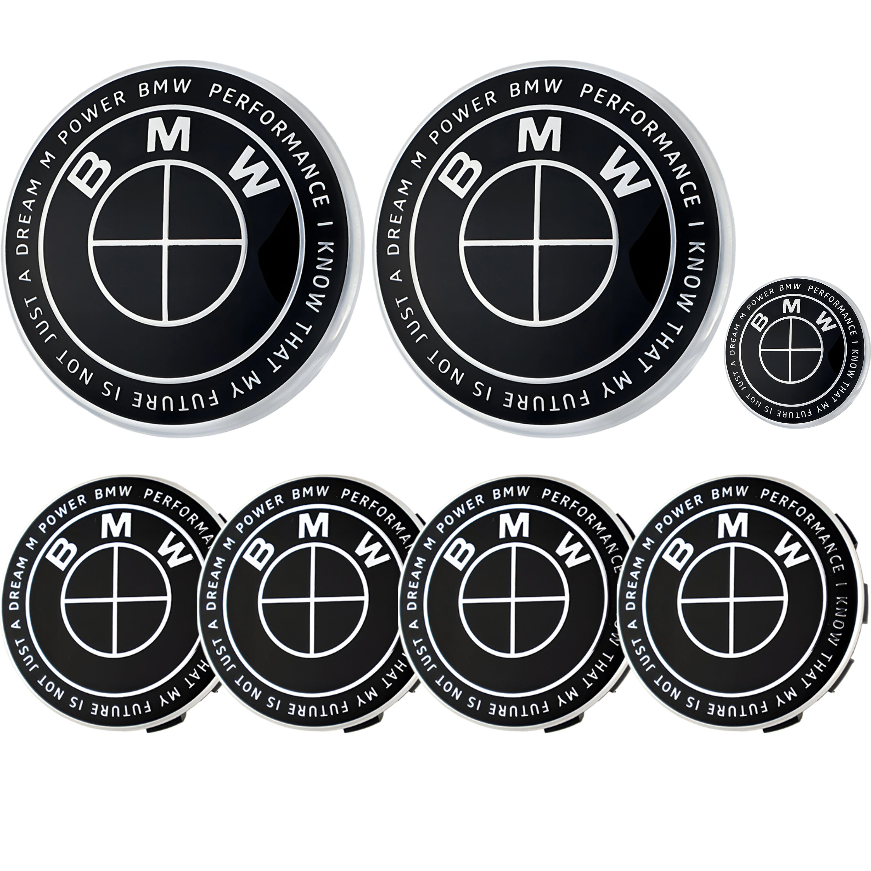 50th Anniversary Badge | Full Black - BMW Compatible