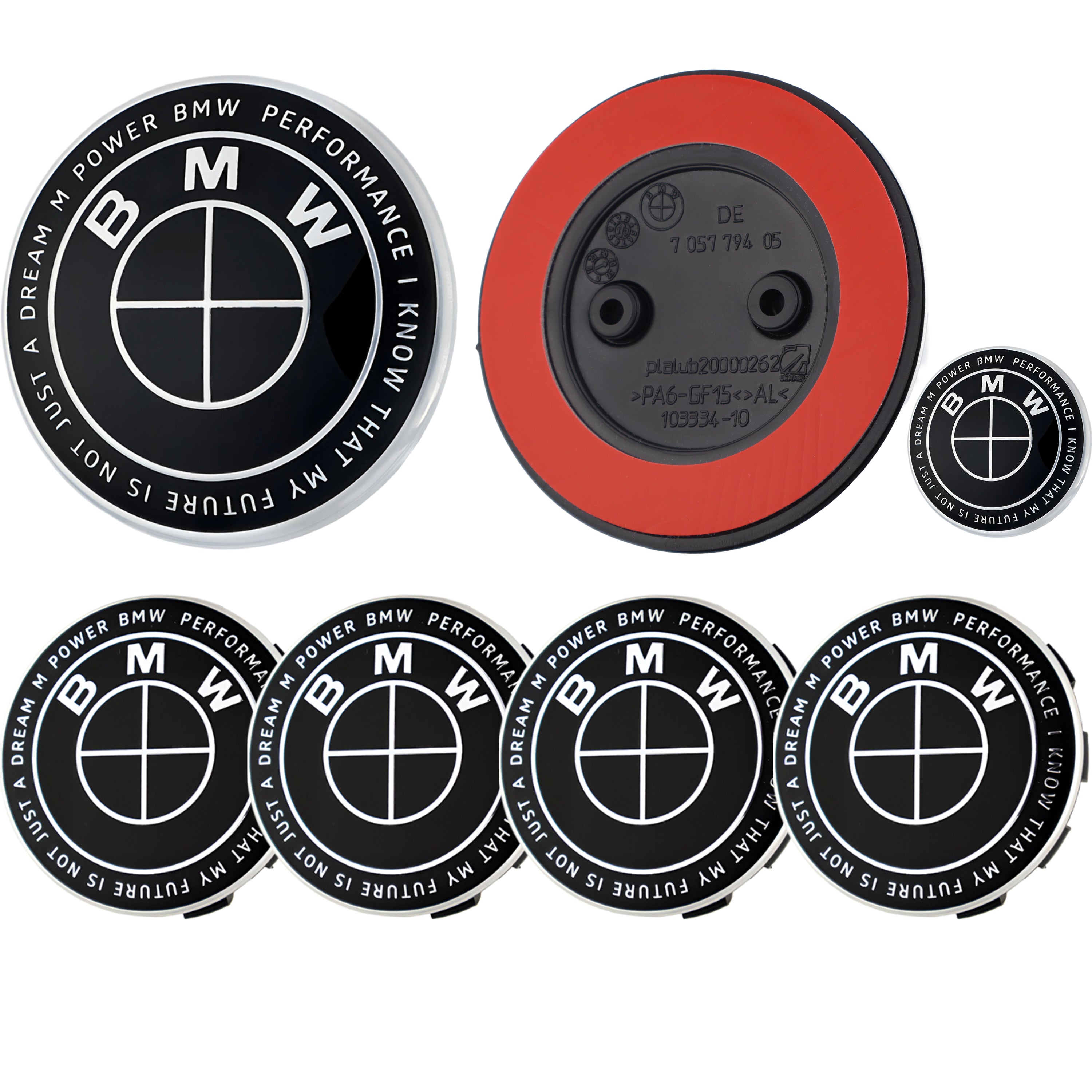 50th Anniversary Badge | Full Black - BMW Compatible