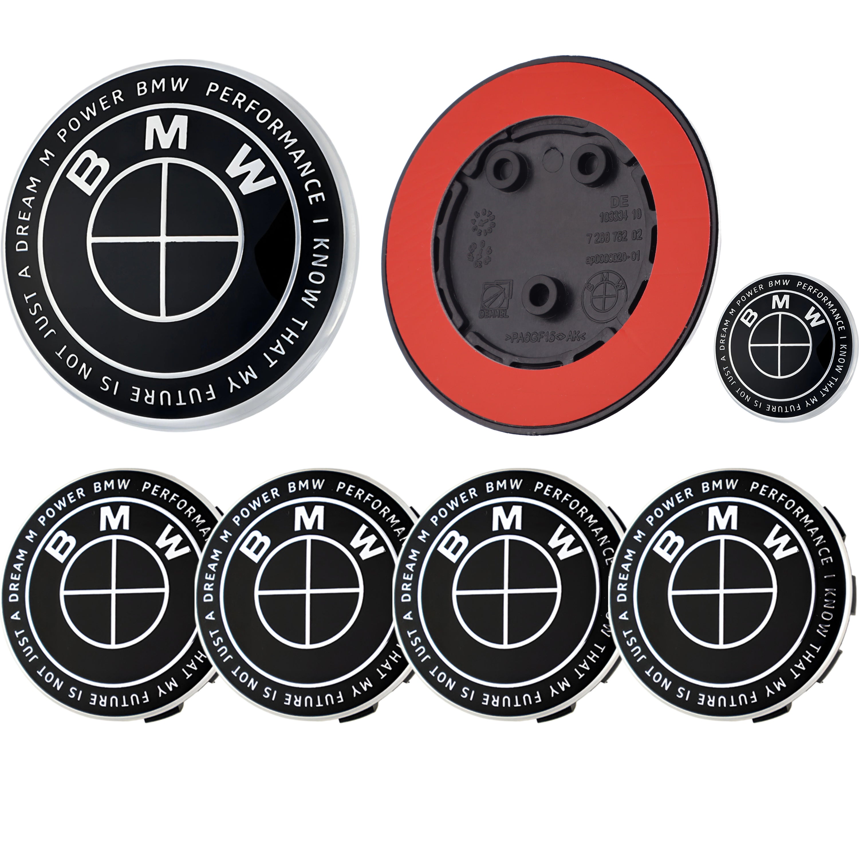 50th Anniversary Badge | Full Black - BMW Compatible