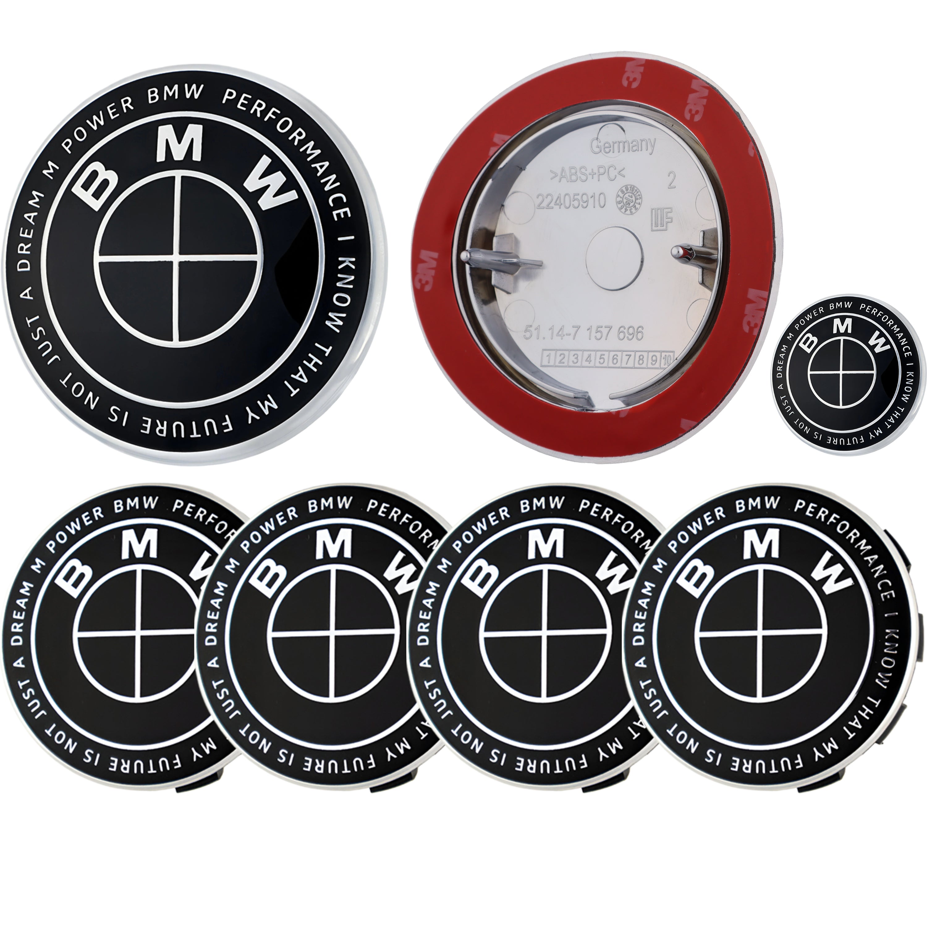 50th Anniversary Badge | Full Black - BMW Compatible