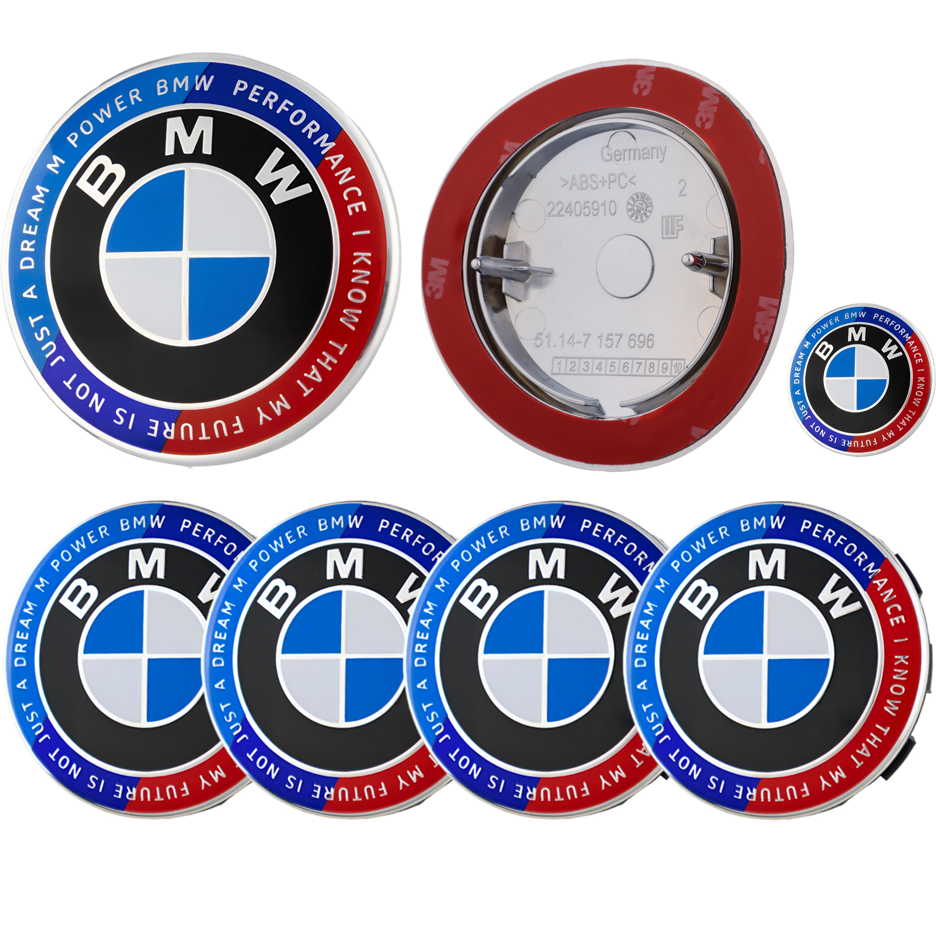 50th Anniversary Badge | Blue & Red - BMW Compatible