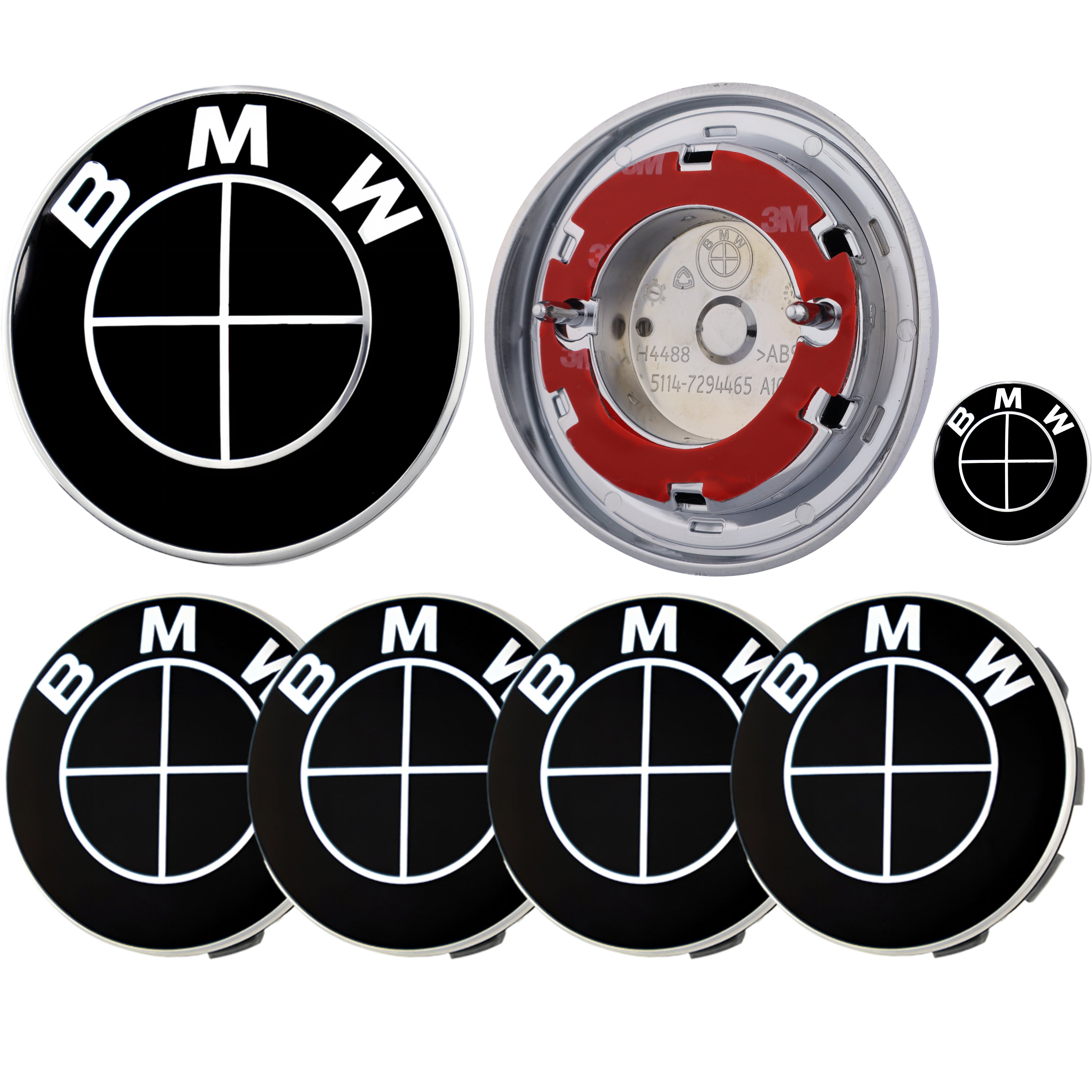 Emblem | Full Black - BMW Compatible