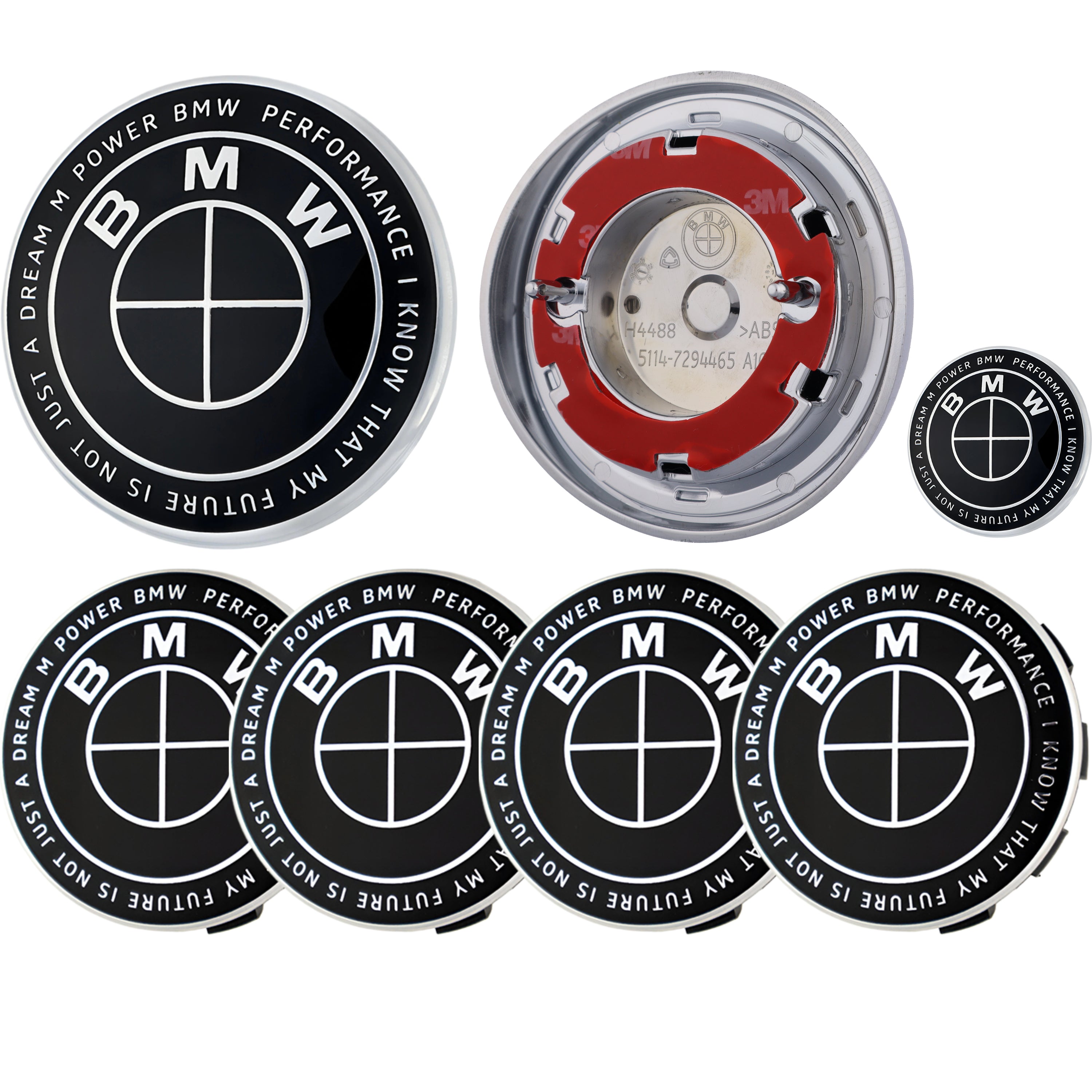 50th Anniversary Badge | Full Black - BMW Compatible