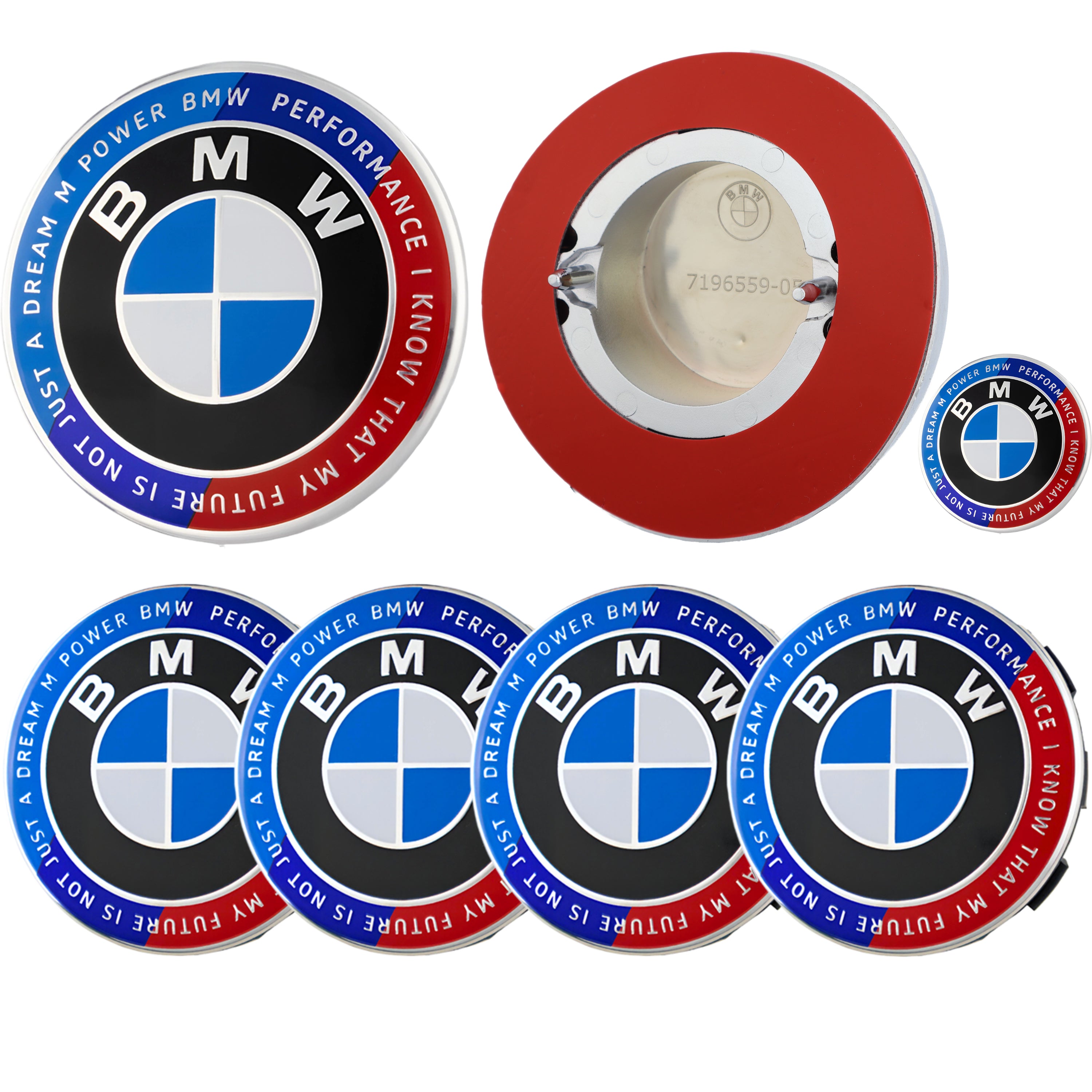 50th Anniversary Badge | Blue & Red - BMW Compatible