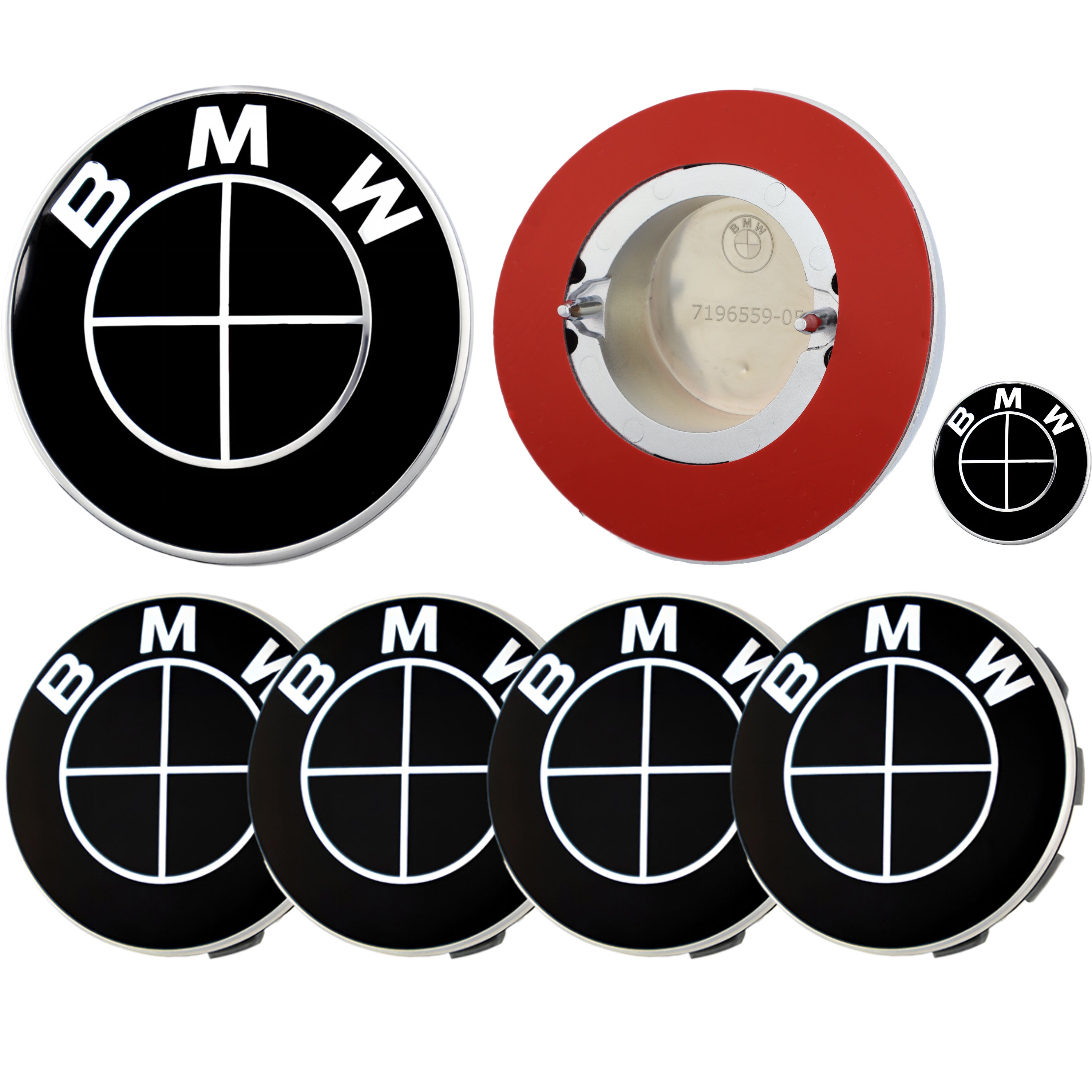 Emblem | Full Black - BMW Compatible