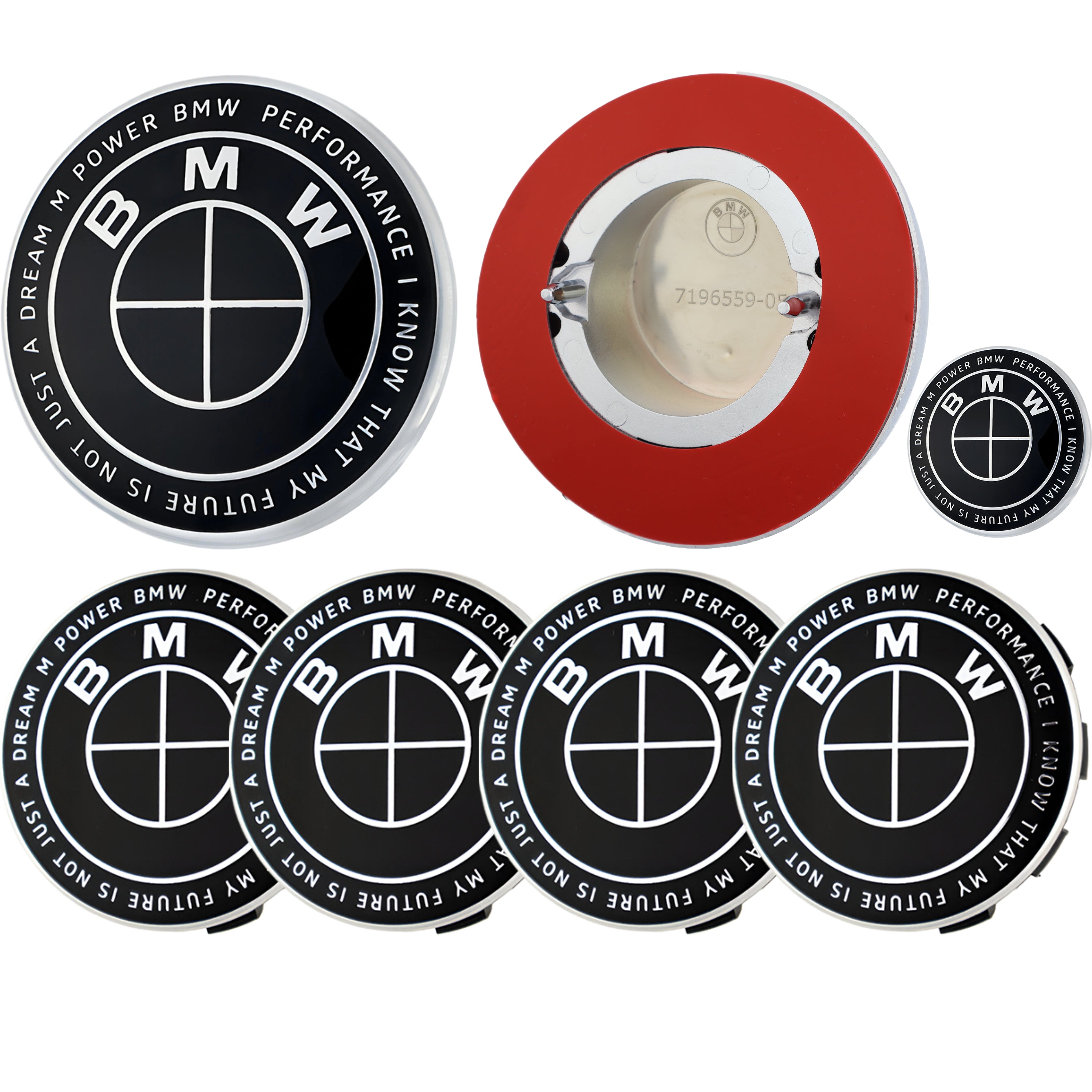 50th Anniversary Badge | Full Black - BMW Compatible