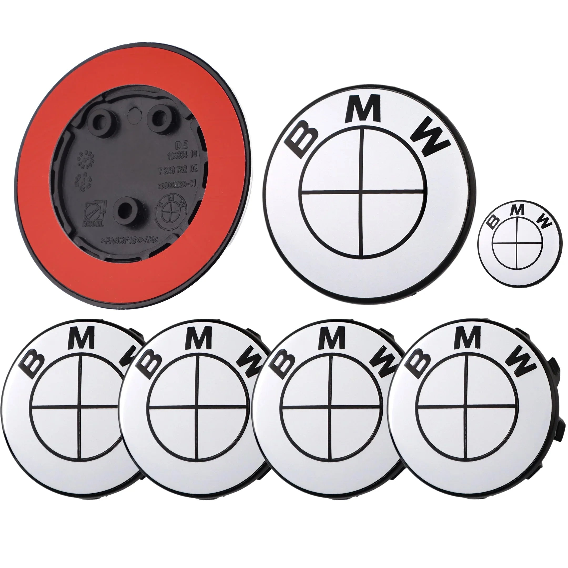 BMW Emblem | Glänzendes Weiß