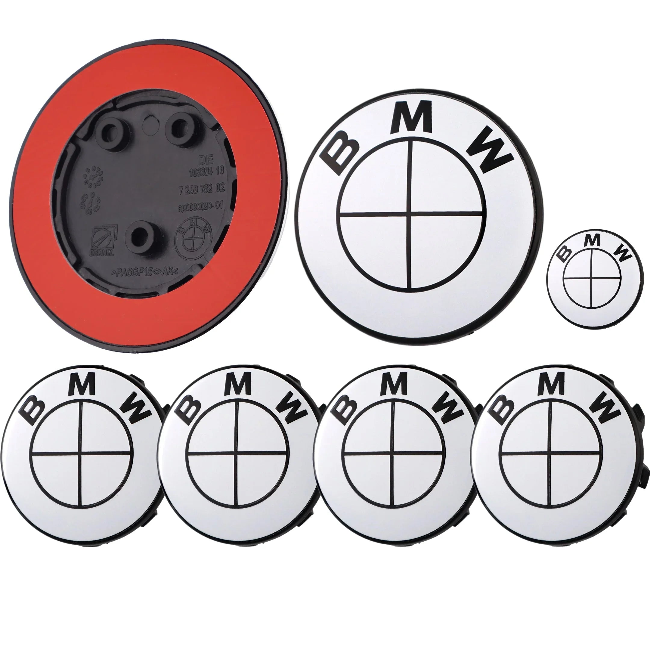 BMW Emblem | Glänzendes Weiß