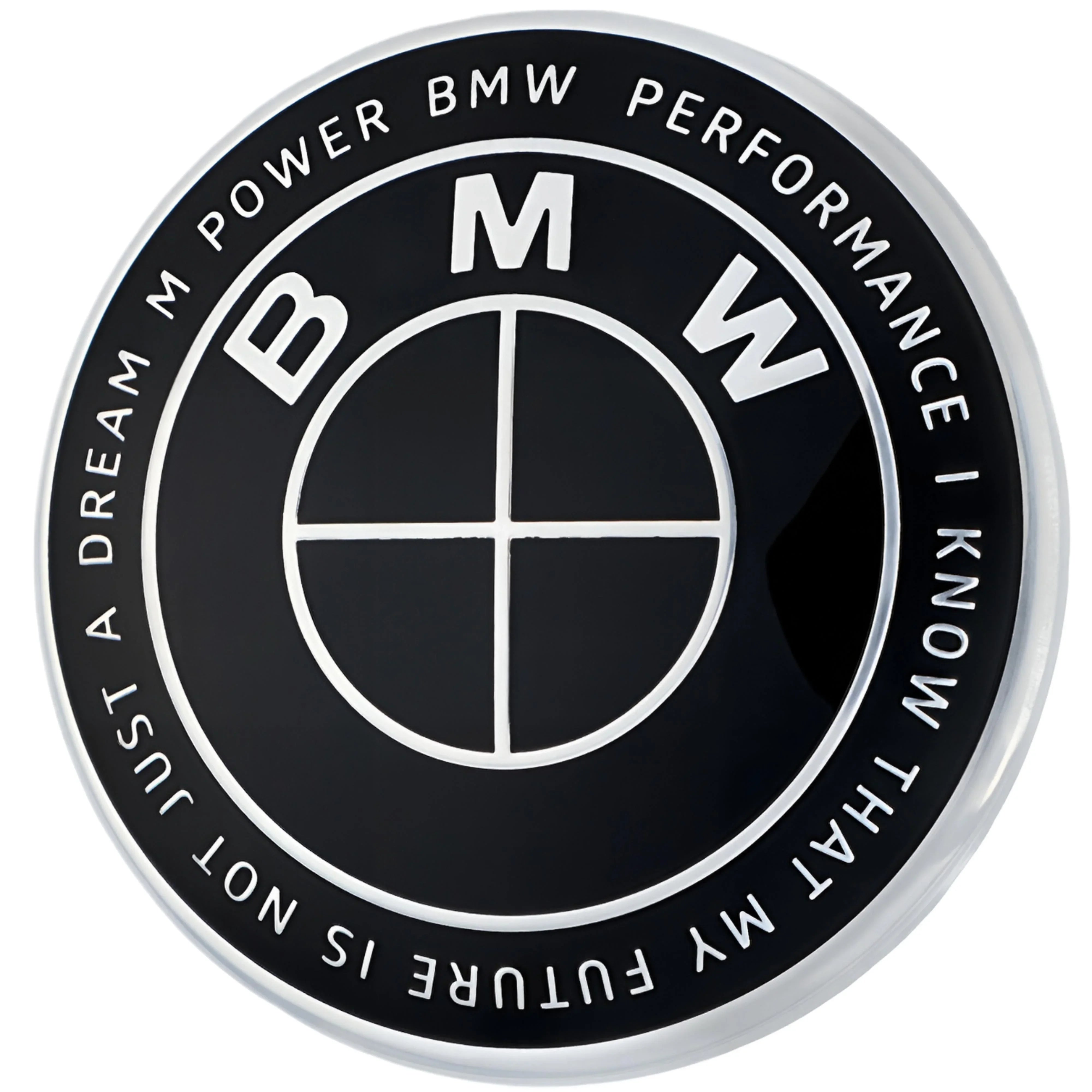 50th Anniversary Badge | Full Black - BMW Compatible