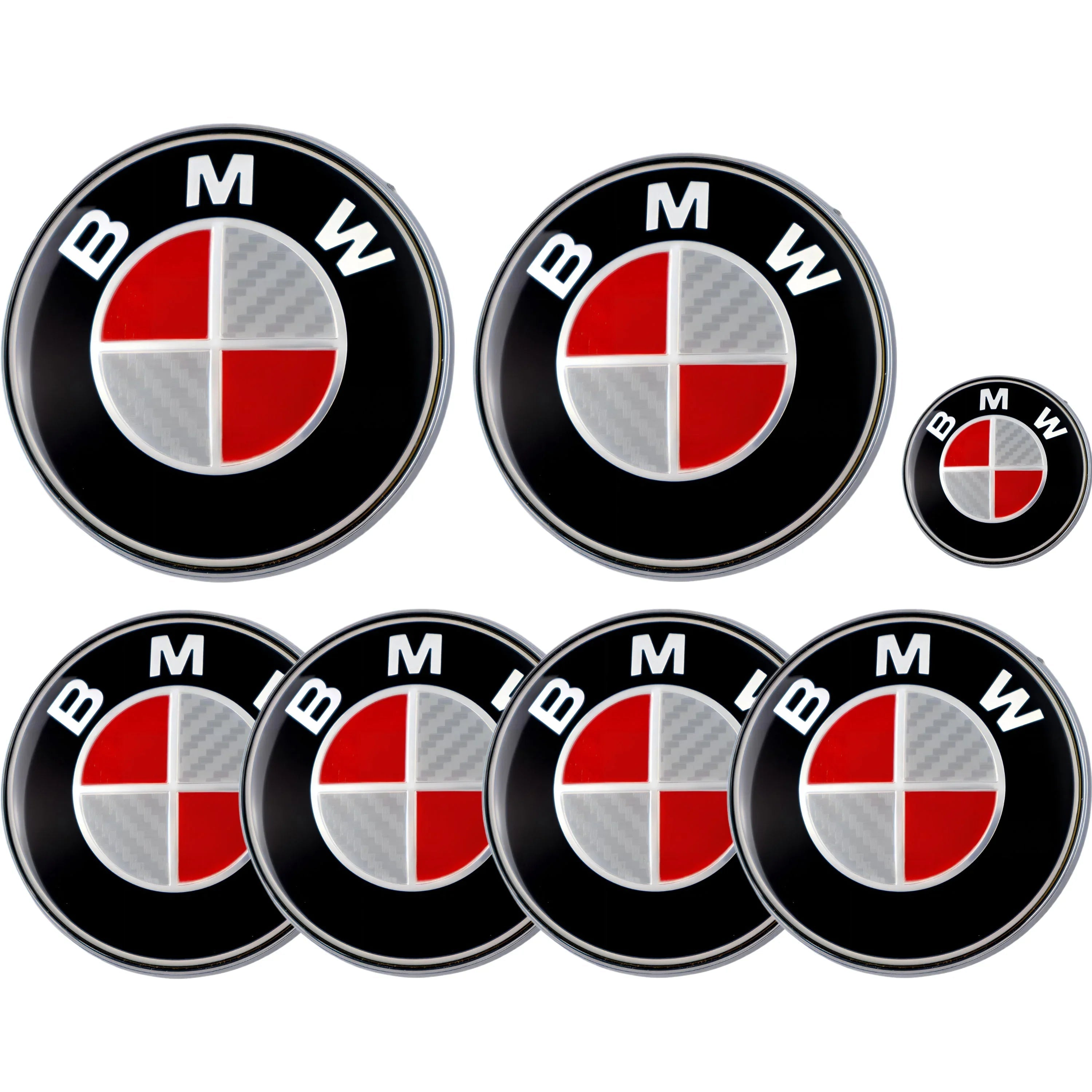 Emblem | Red & Grey - BMW Compatible