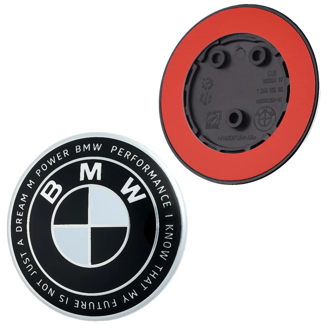 50th Anniversary Emblem | Black & White - BMW Compatible