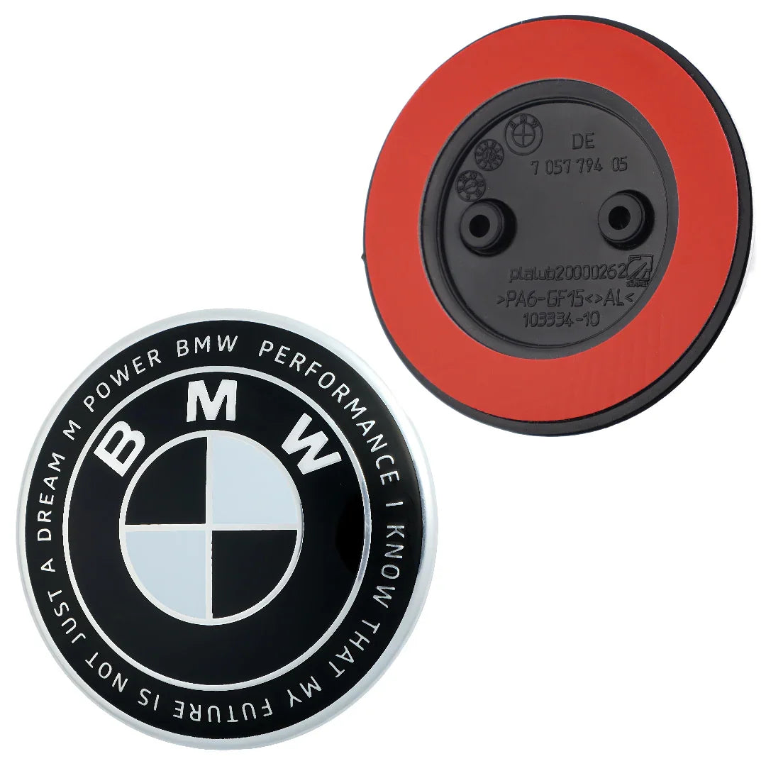 50th Anniversary Emblem | Black & White - BMW Compatible