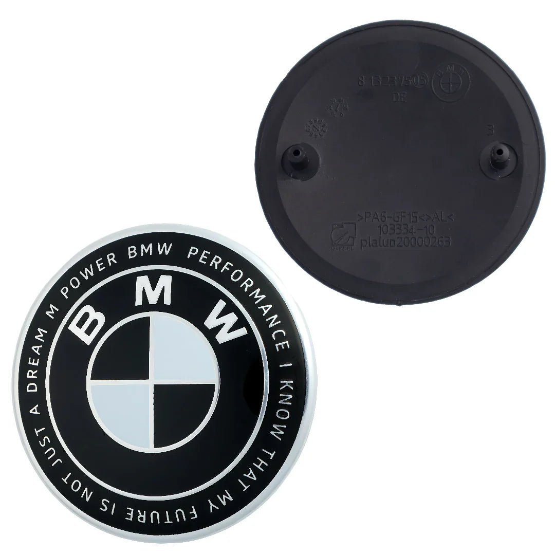 50th Anniversary Emblem | Black & White - BMW Compatible